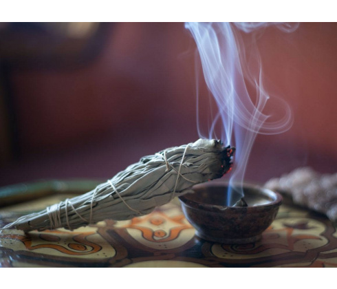 Vydymovadlo - Biela šalvia a levandula, 10cm