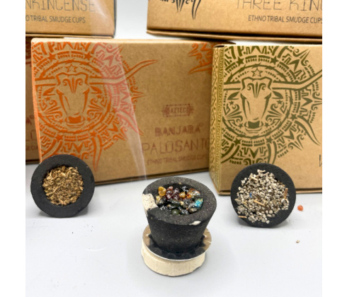 Živicové poháriky Banjara - Myrha, 6ks