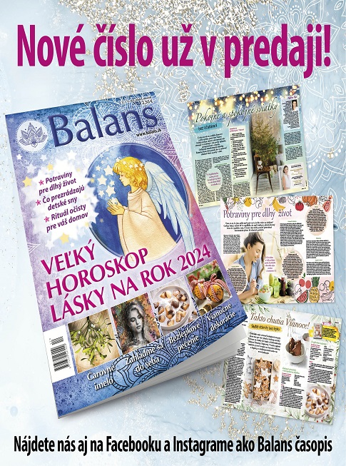 V predaji je decembrové číslo mesačníka Balans, plné veselých aj dojímavých vianočných príbehov!