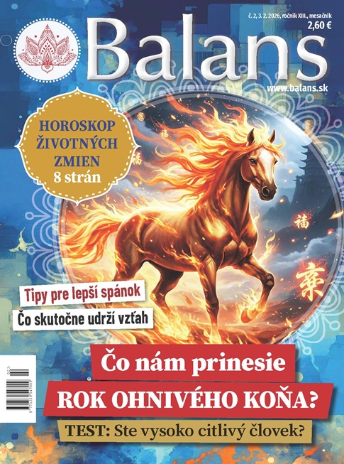 Do novinových stánkov na celom Slovensku docválal ohnivý kôň na titulke februárového čísla Balansu!