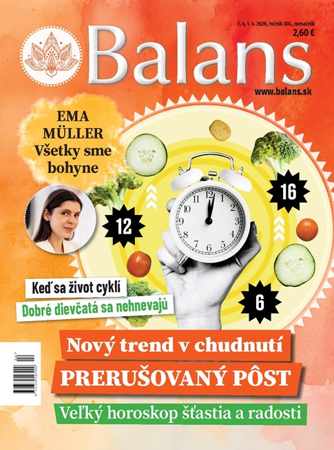 V predaji je aprílové číslo Balansu plné inšpiratívnych tém!